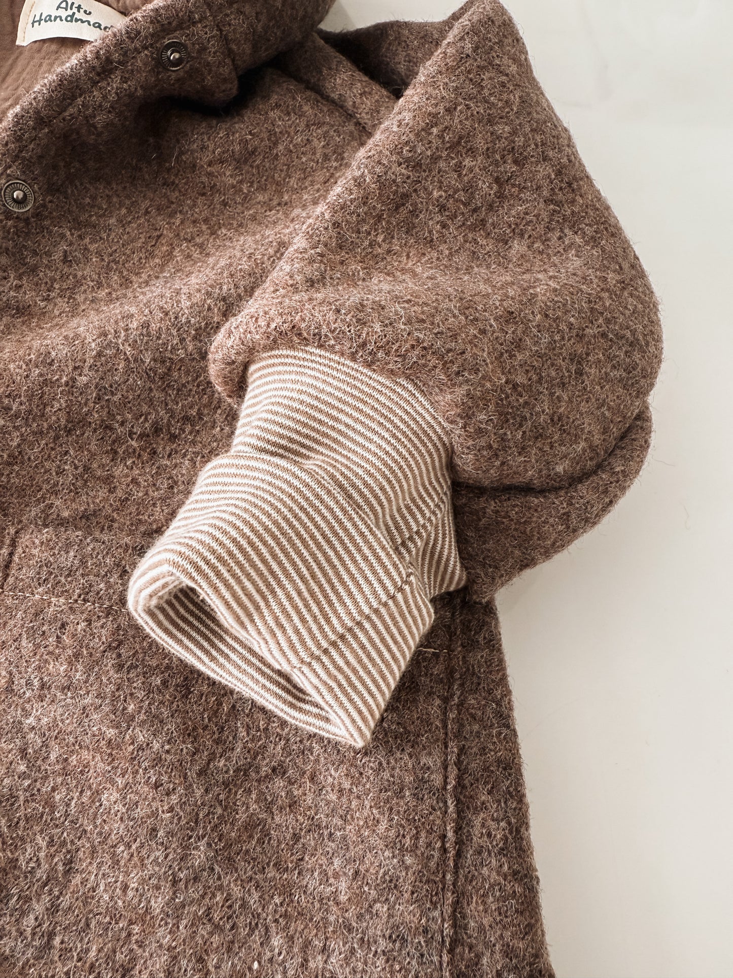 Walkjacke mit mitwachsende Bündchen