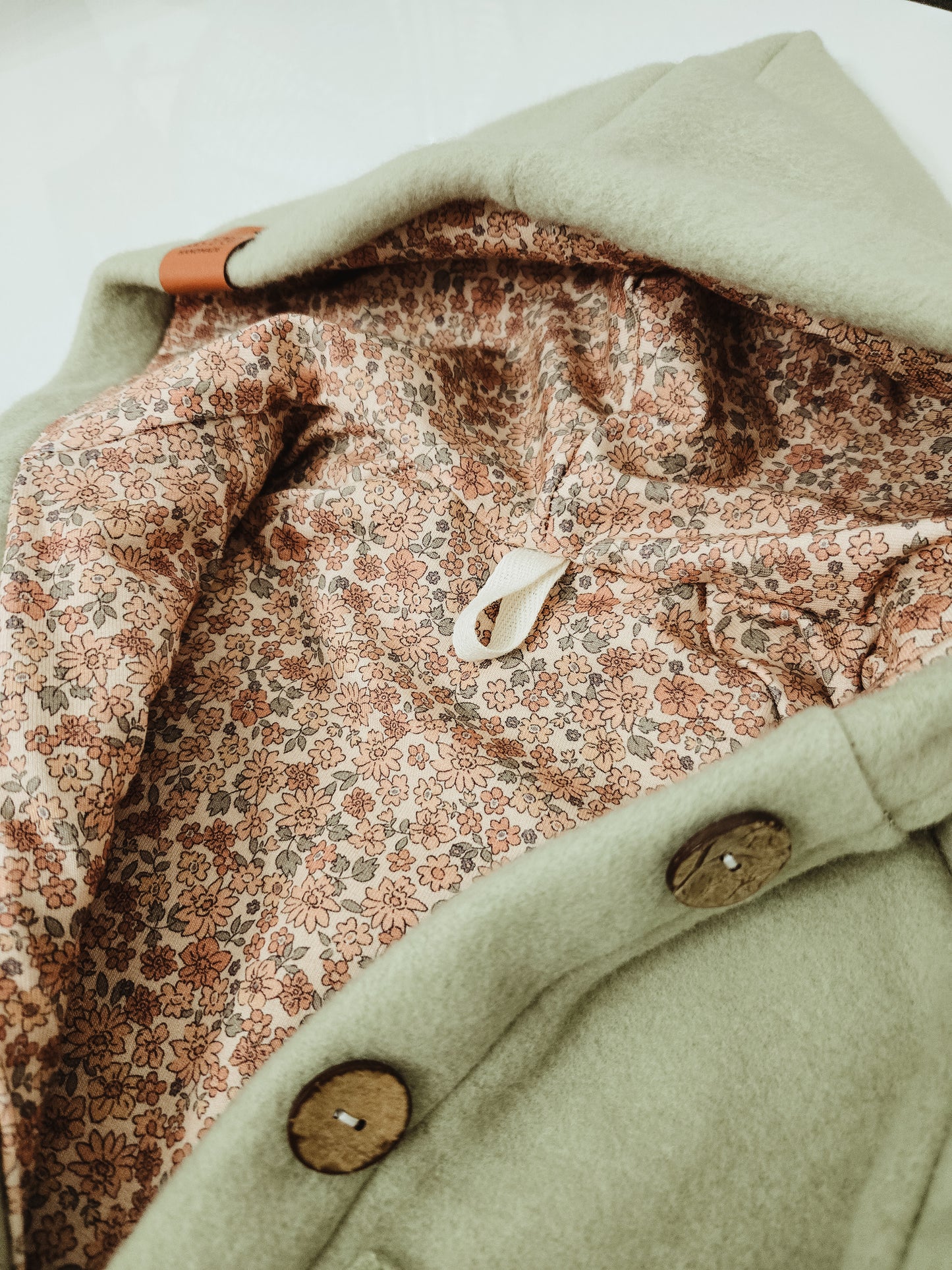 Bio Baumwollfleece Overall Anzug Sage