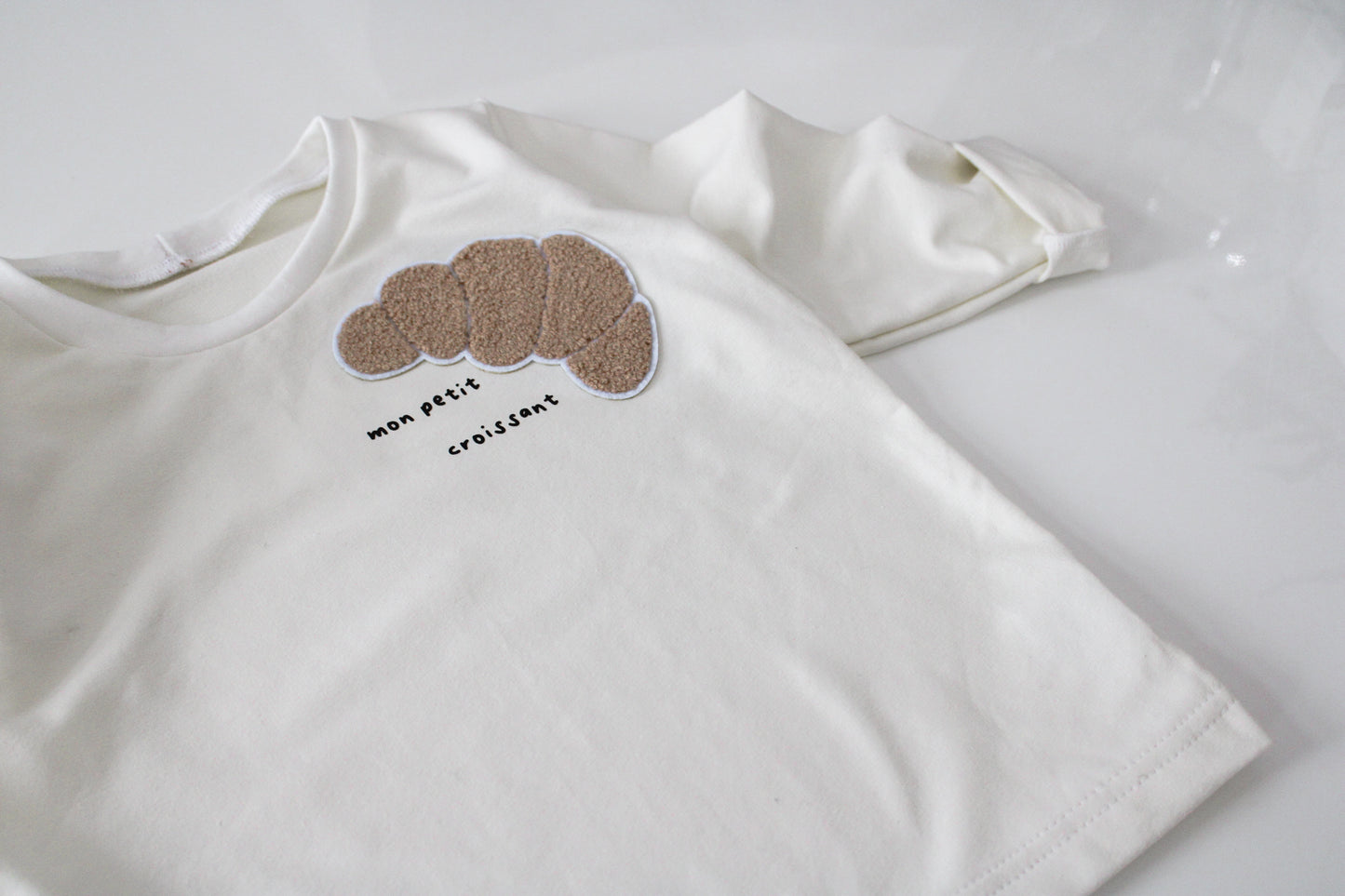 Jungen Mädchen Croissant Creme Pullunder Sweater Pullover