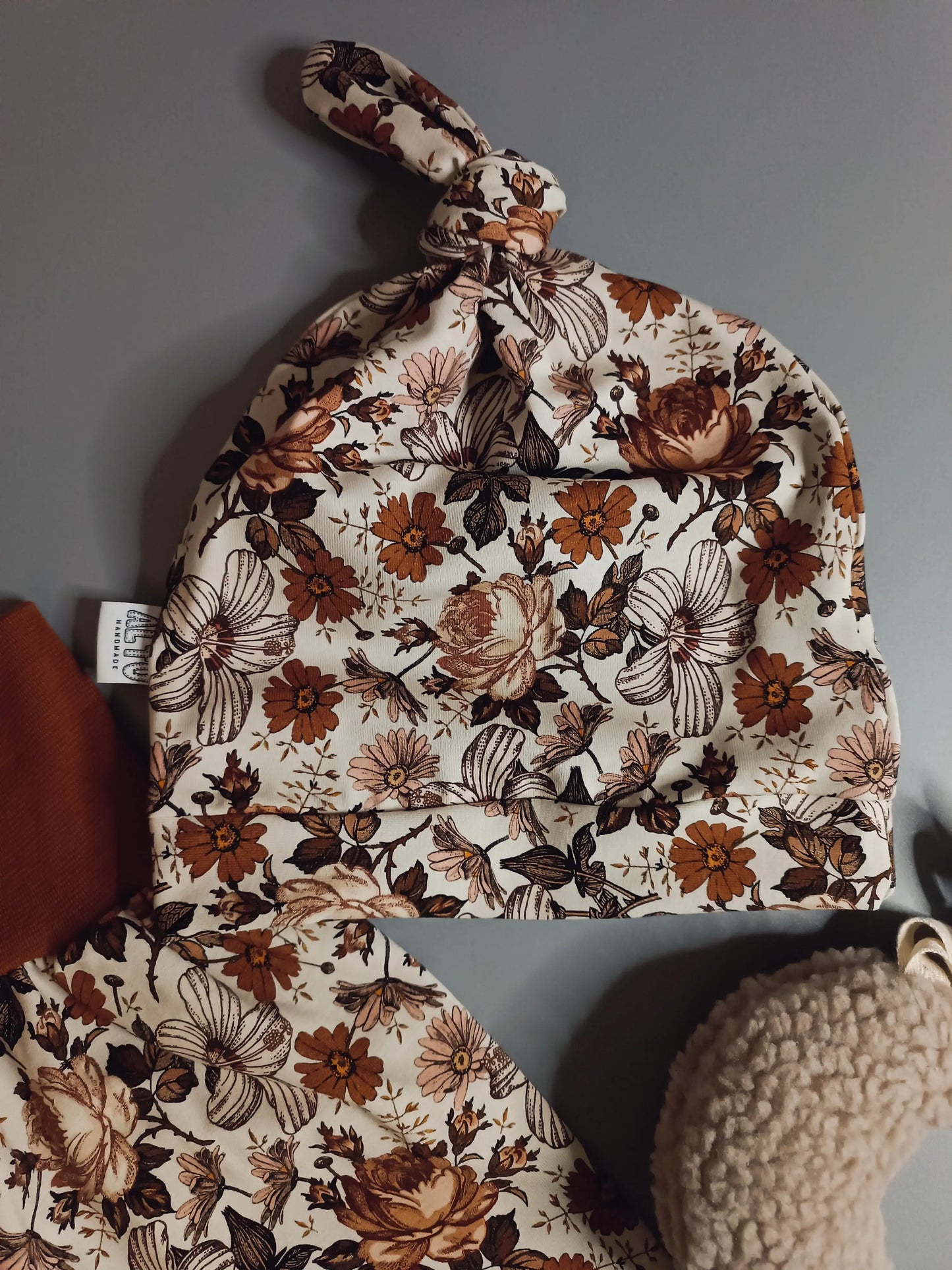 Strampler Baby Vintage Flowers Handmade Geschenk AltuHandmade