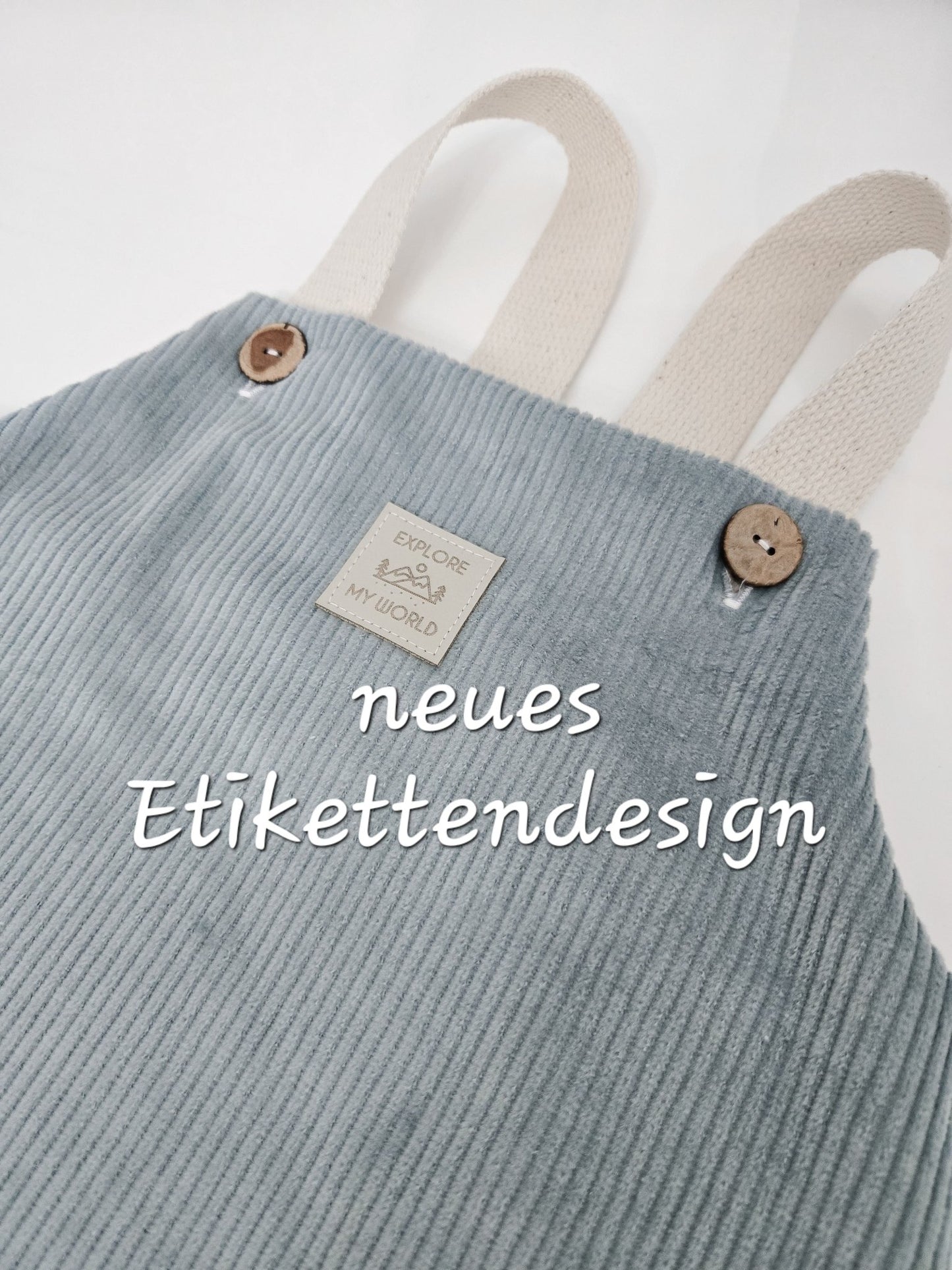 Cord Mint - Turquoise Latzhose Explore my World - AltuHandmadeAltuHandmadeCord Mint - Turquoise Latzhose Explore my World