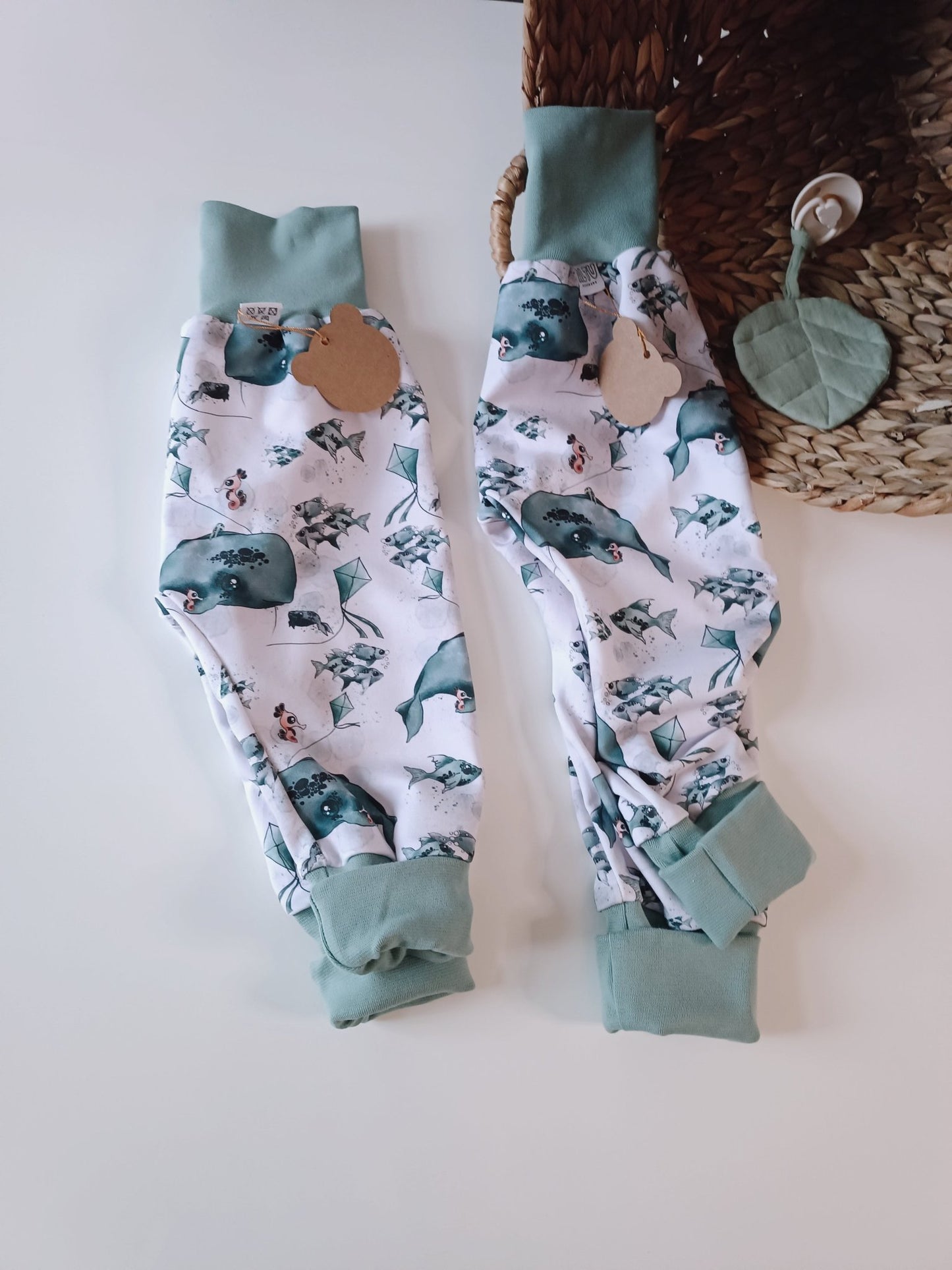 French Terry Pumphose/ Mitwachshose Meer Handmade - AltuHandmadeAltuHandmadeFrench Terry Pumphose/ Mitwachshose Meer Handmade