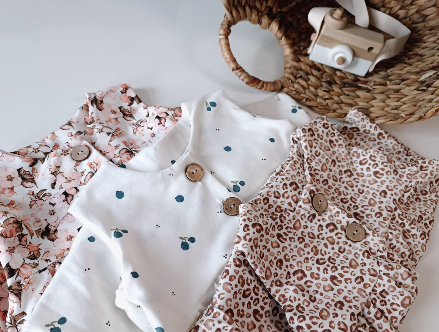 Peach Blossom Baby Kleinkind Romper Jumpsuit - AltuHandmadeAltuHandmadePeach Blossom Baby Kleinkind Romper Jumpsuit