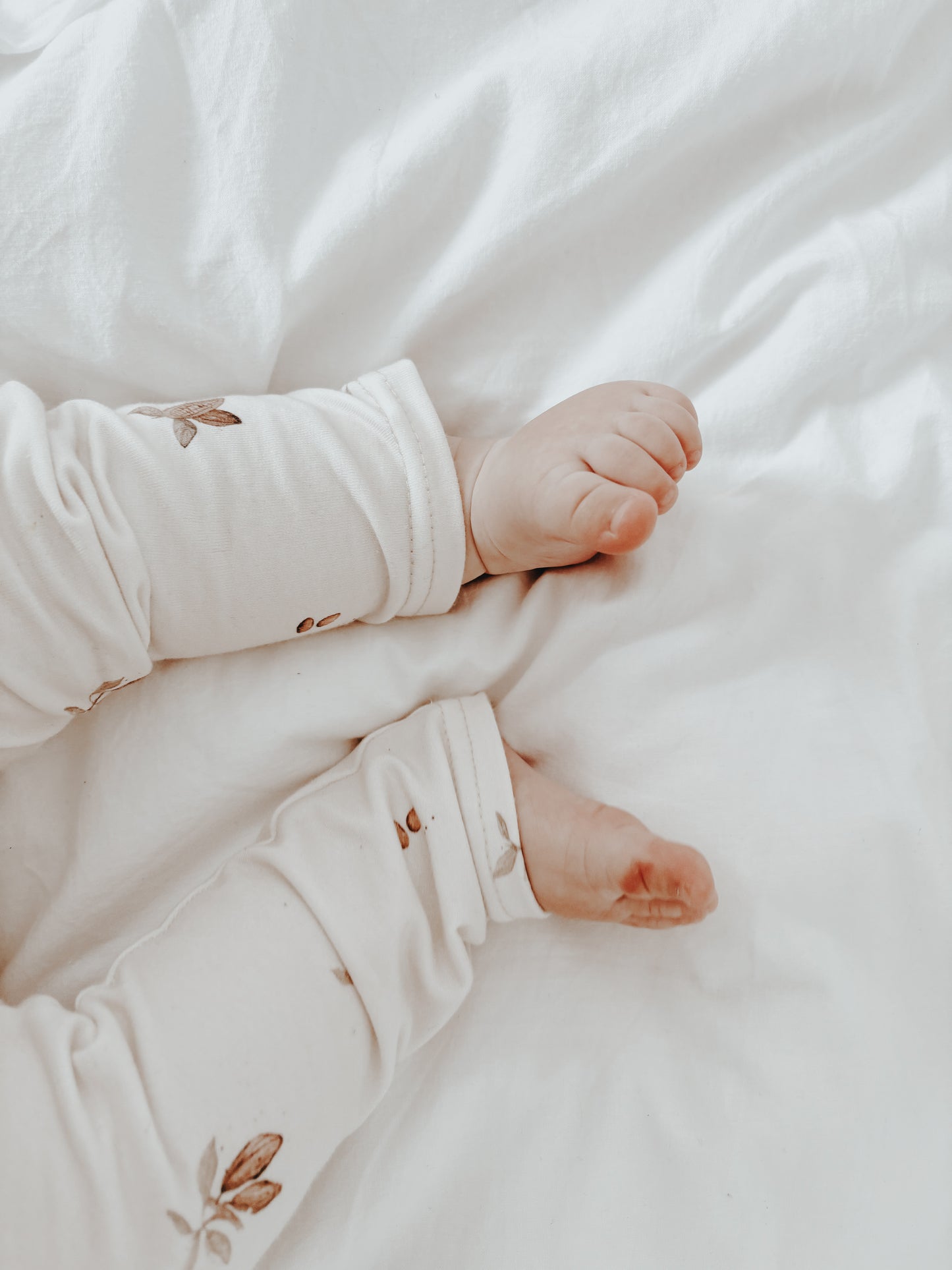Handmade Organic  Baby - Kinder Leggings Cacao beans