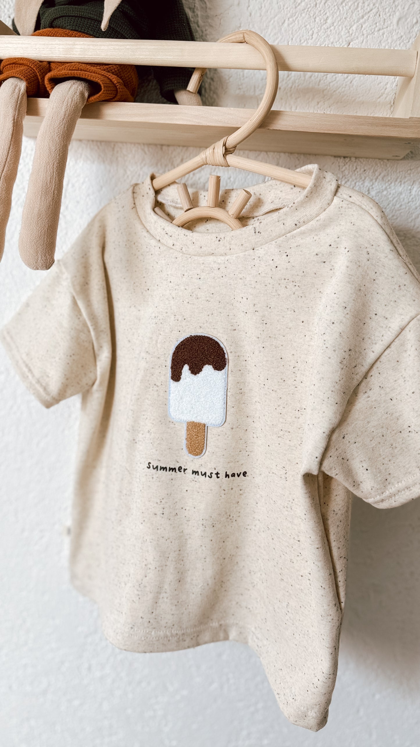 Oversize Eis T Shirt Vanilla
