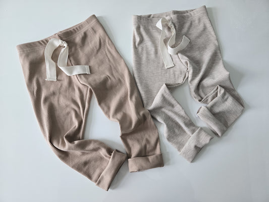 Handmade Leggings Kinder Beige