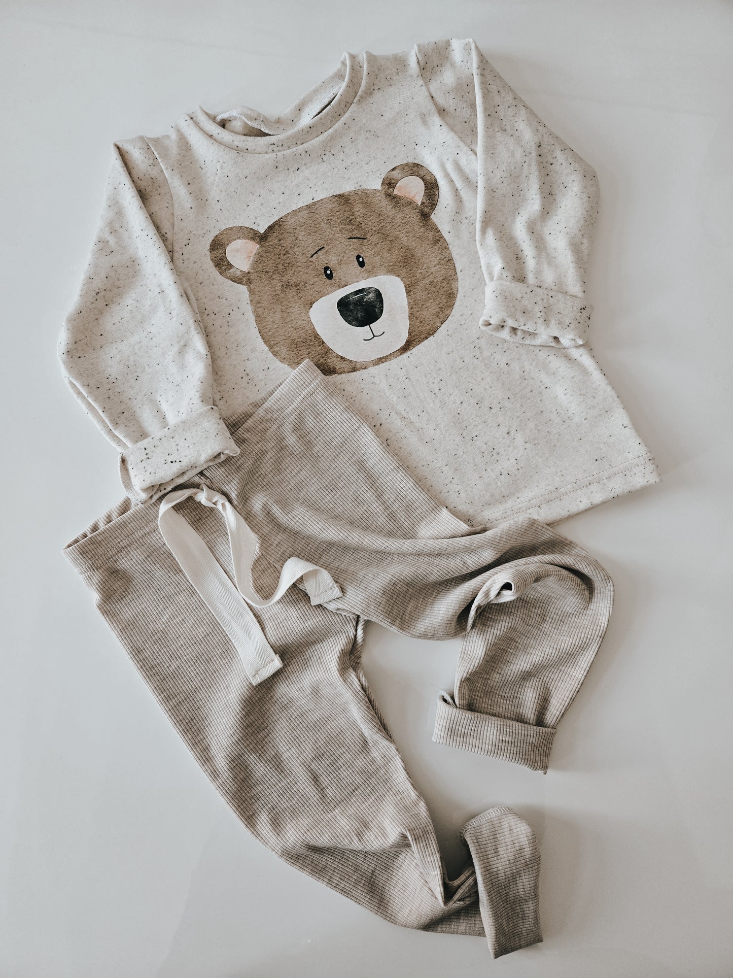 Jersey Langarmshirt Teddy Bear