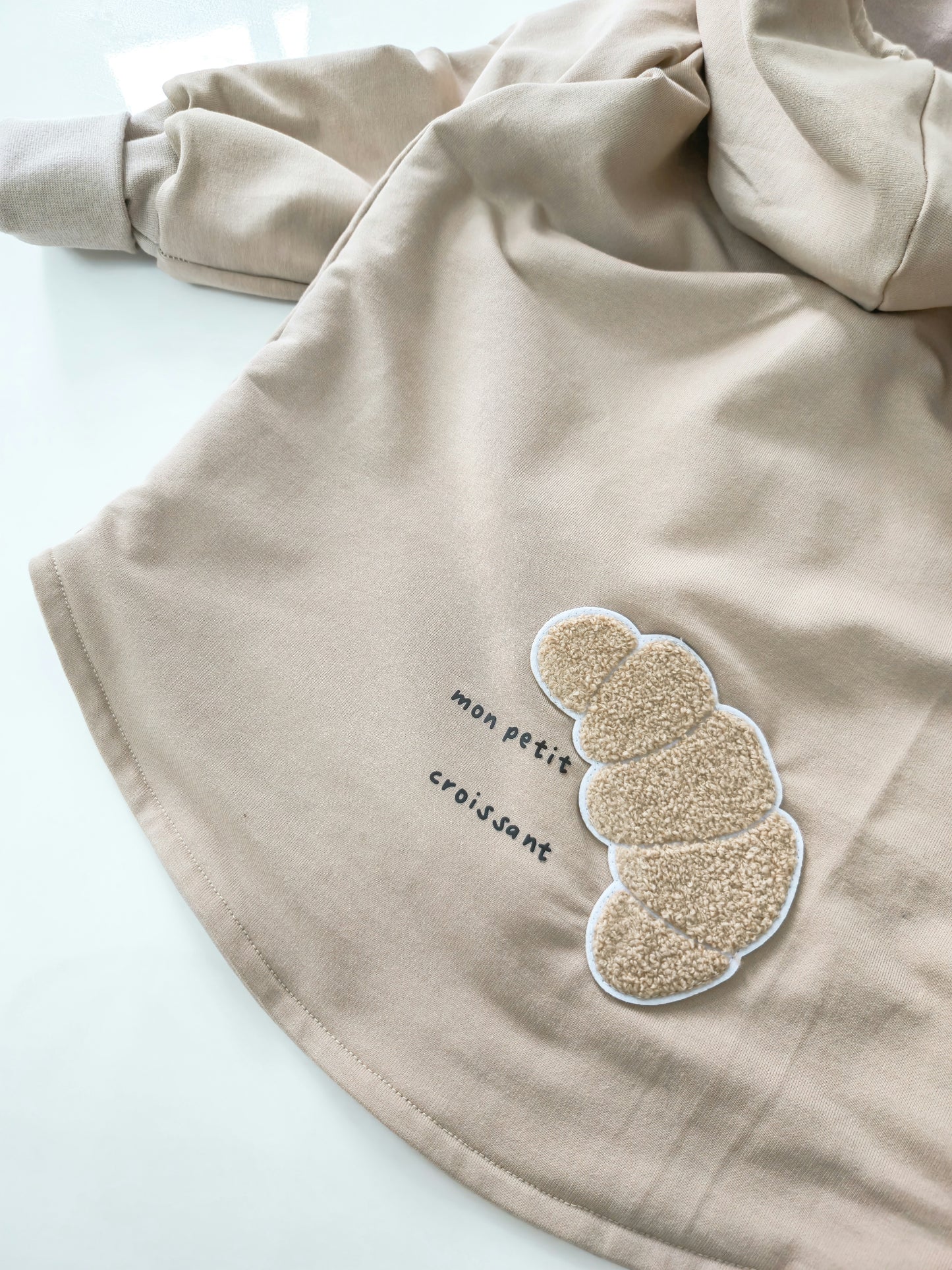Handmade Übergangsjacke - Sommerjacke - Mon Petit Croissant- Beige