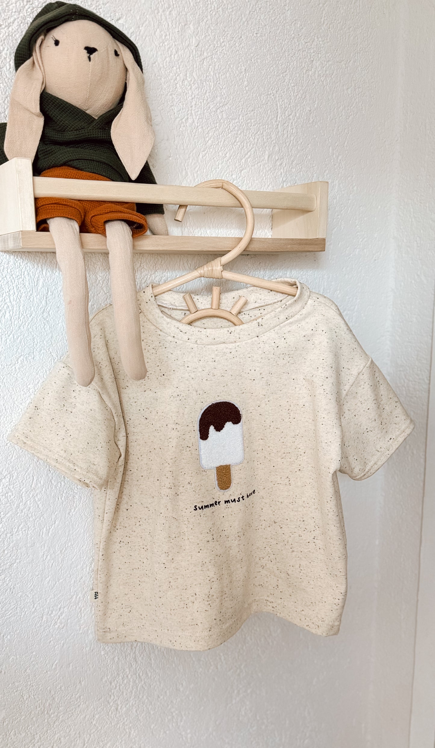Oversize Eis T Shirt Vanilla
