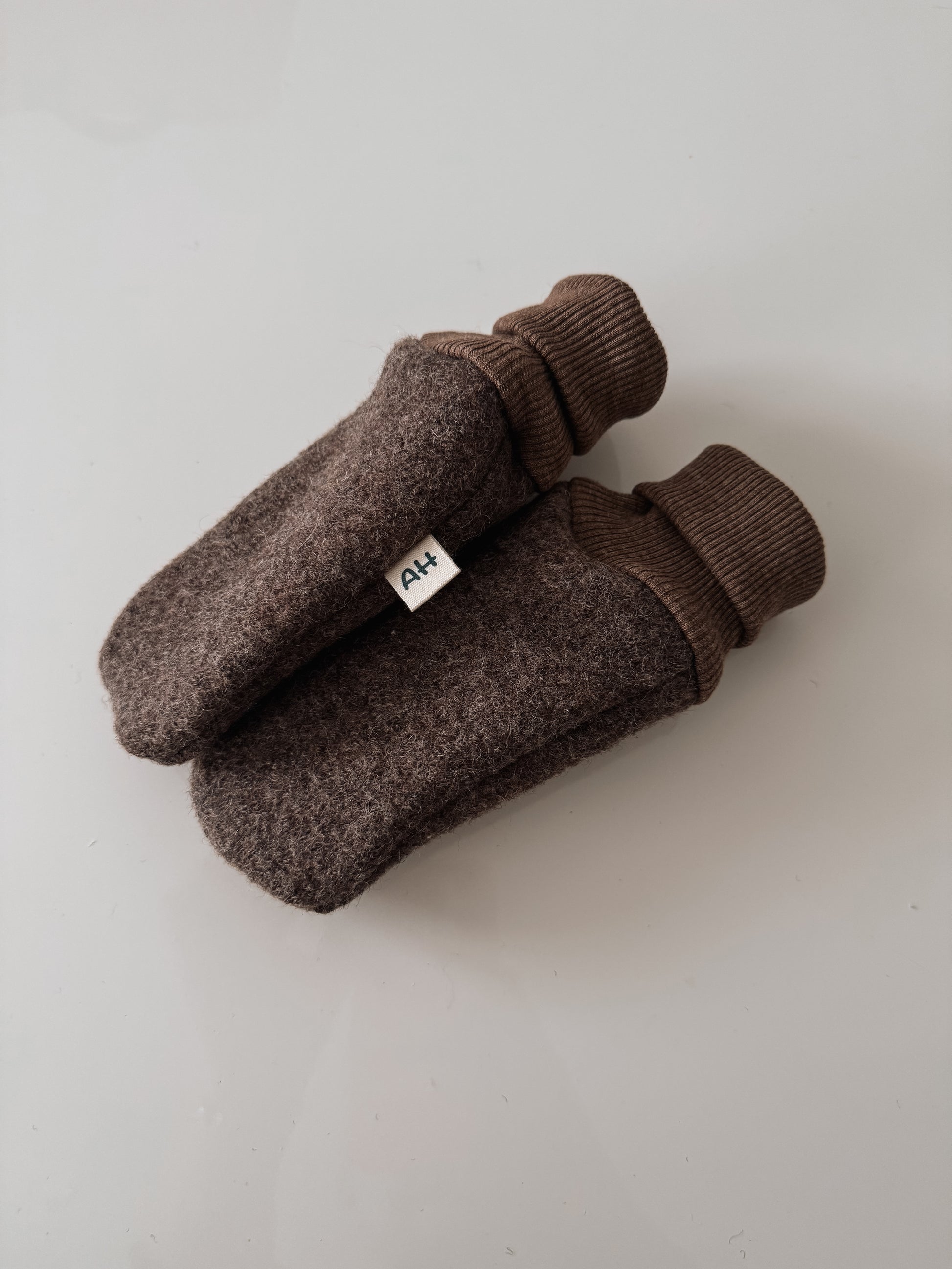 Walkstoff-Fäustlinge/Handschuhe für Babys & Kinder – 100% Schurwolle, gefüttert