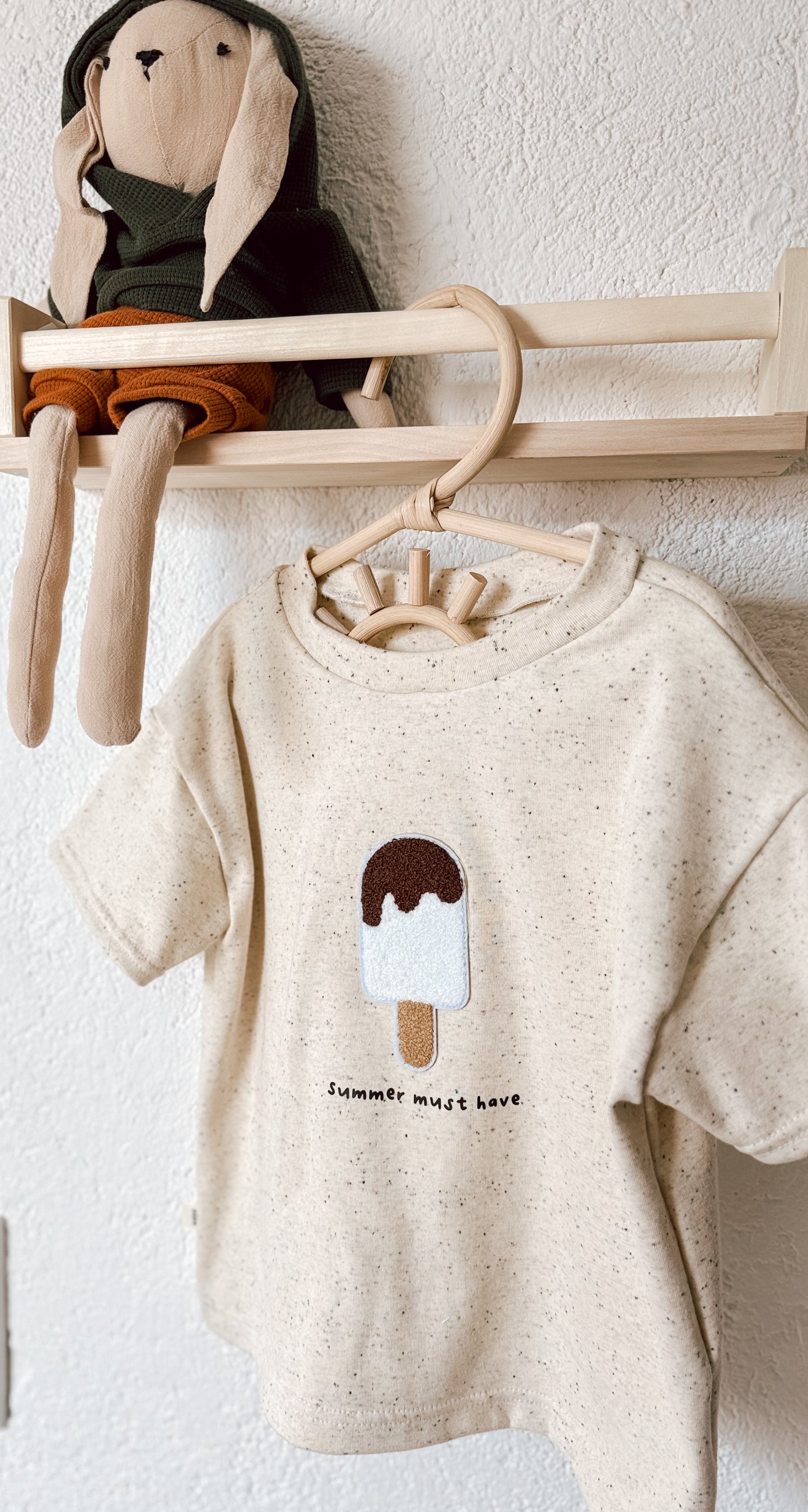 Oversize Eis T Shirt Vanilla