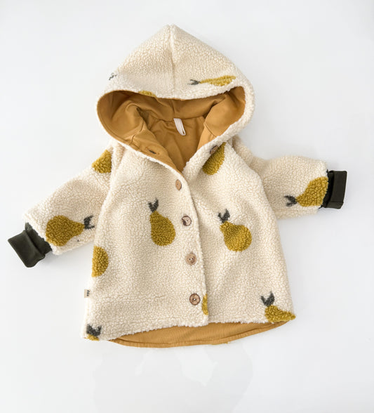 Teddyjacke Birnen Handmade für Kinder