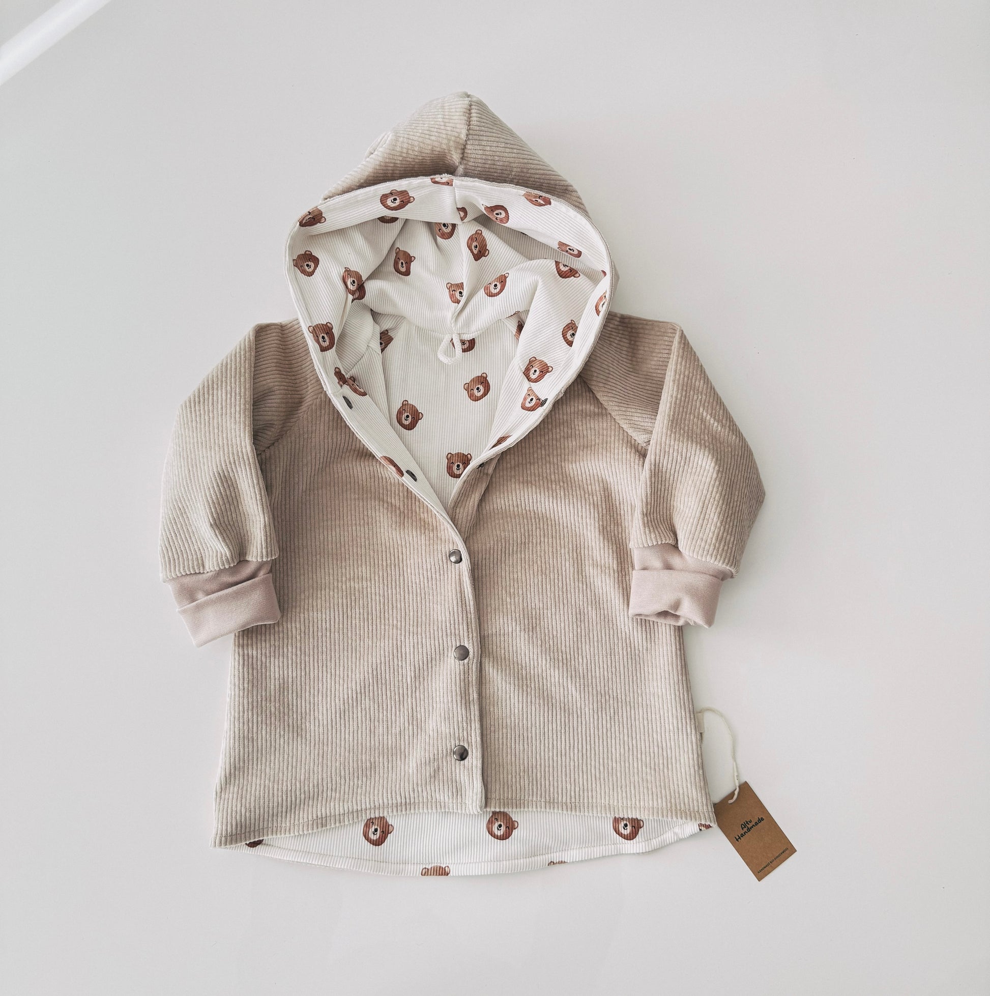 Herbstjacke für Jungen In Beige Farbe
