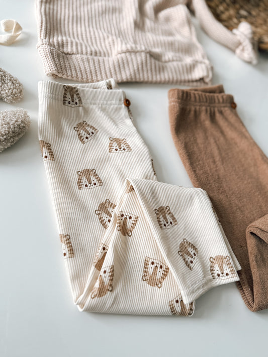 Handmade Leggings mit Tiger Motiv. Für Jungen und Mädchen