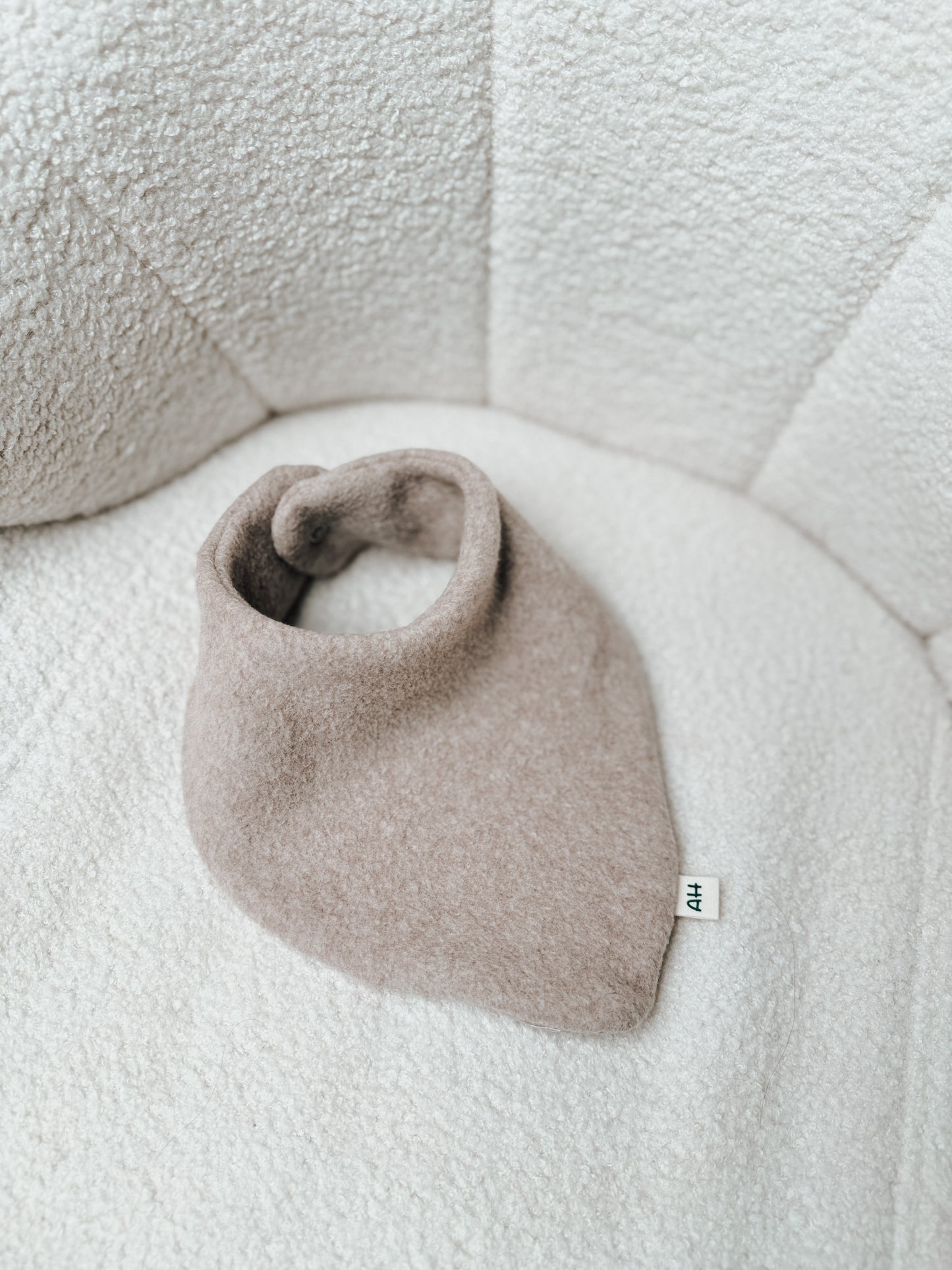 Baumwollfleece baby halstuch handmade