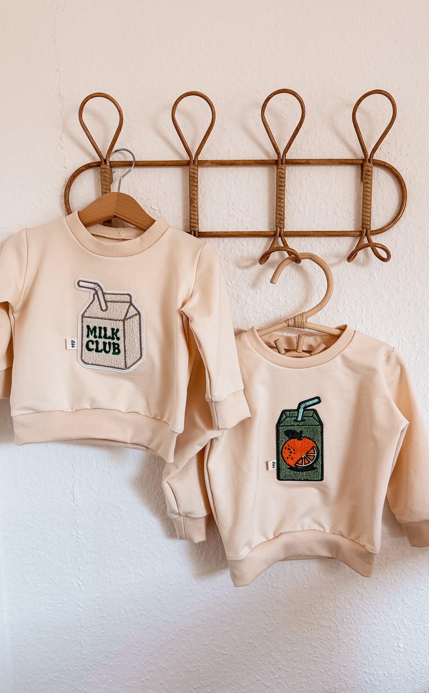 Bio-Sweater Orange Juice / Handgefertigt & Kuschelweich