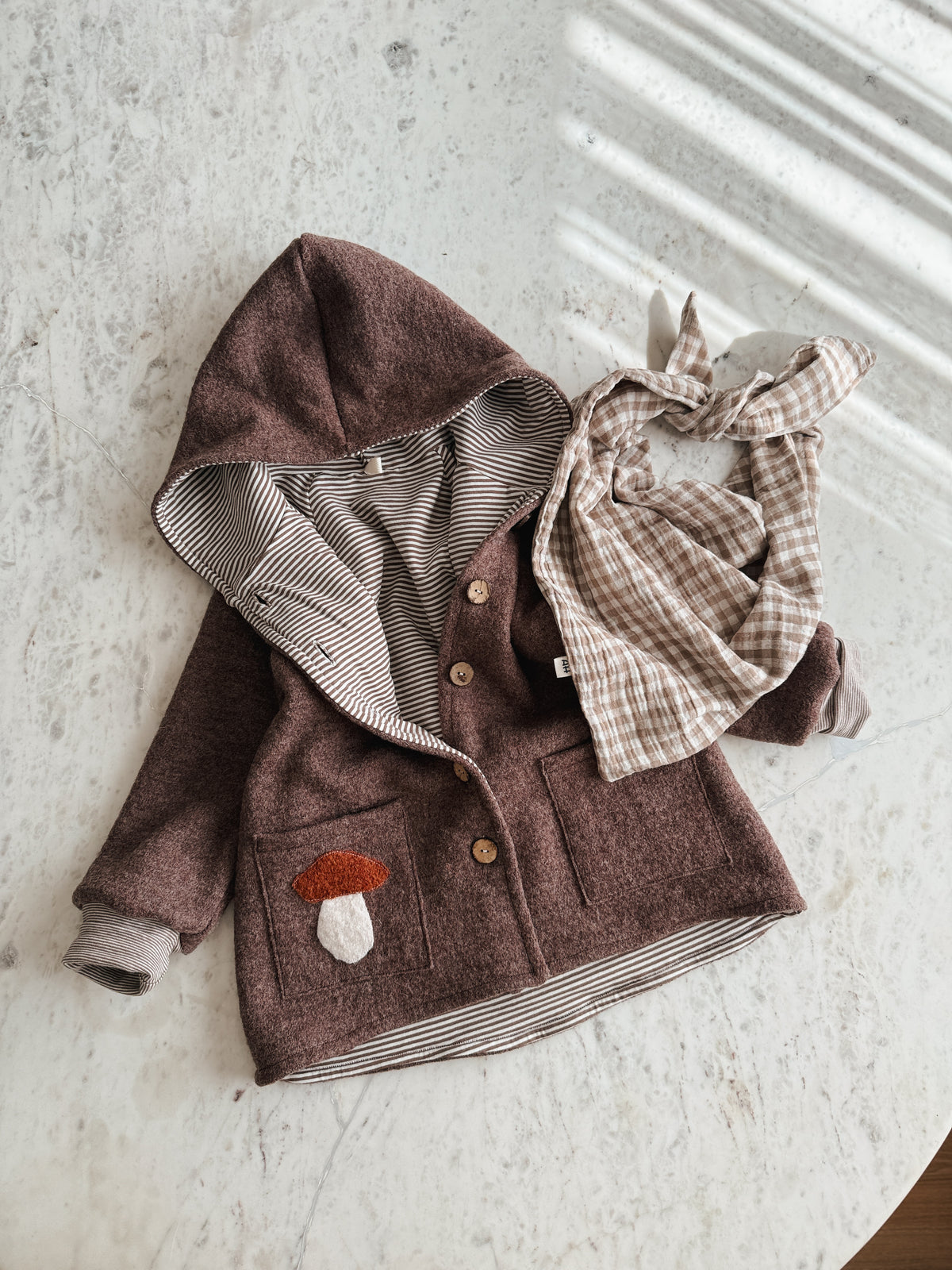 Kinder Walkjacke mit Fliegenpilz