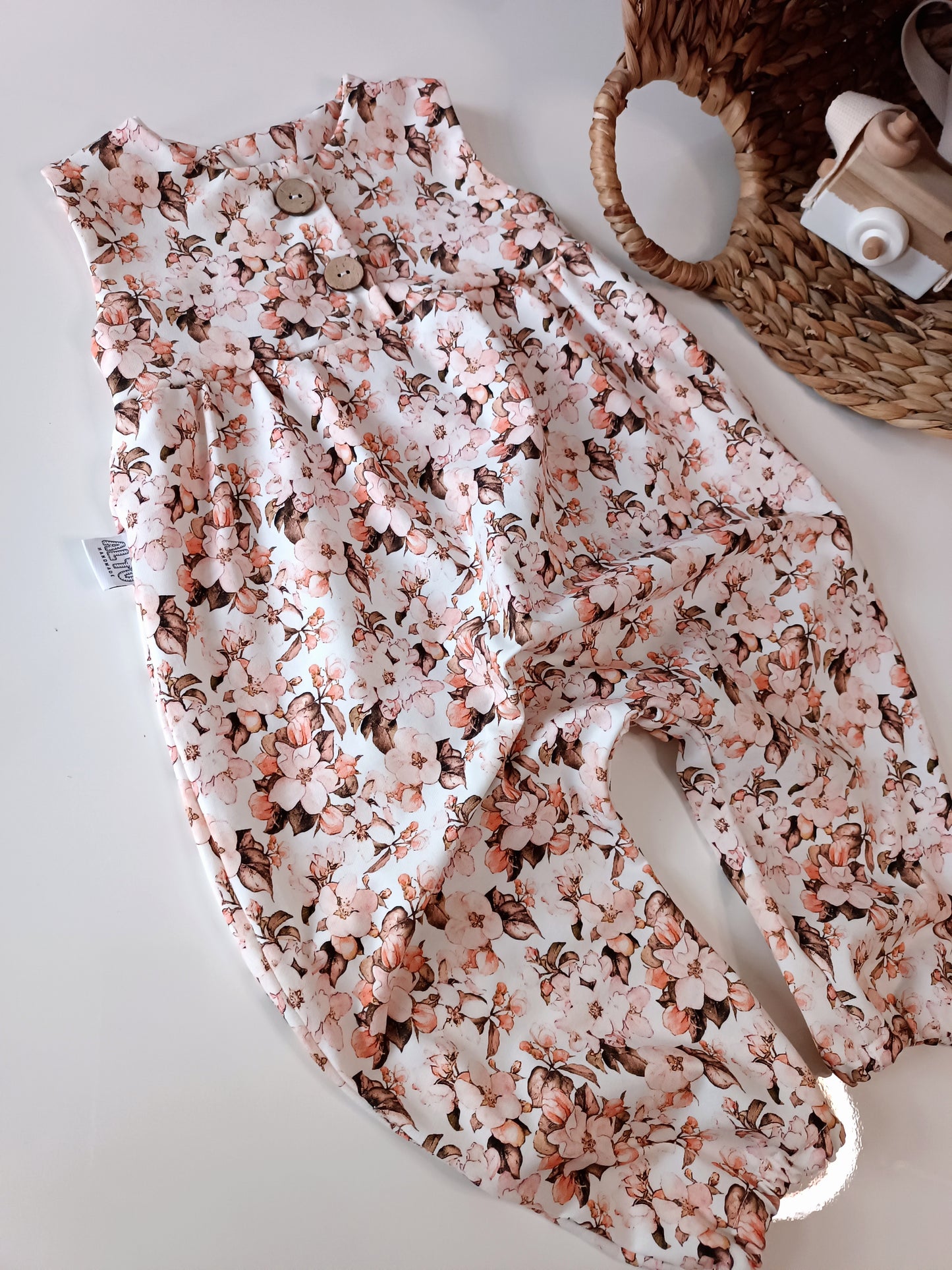 Peach Blossom Baby Kleinkind Romper Jumpsuit