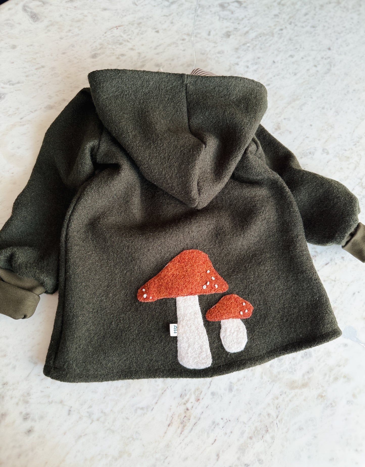 Walkjacke für Kinder mit Fliegenpilz