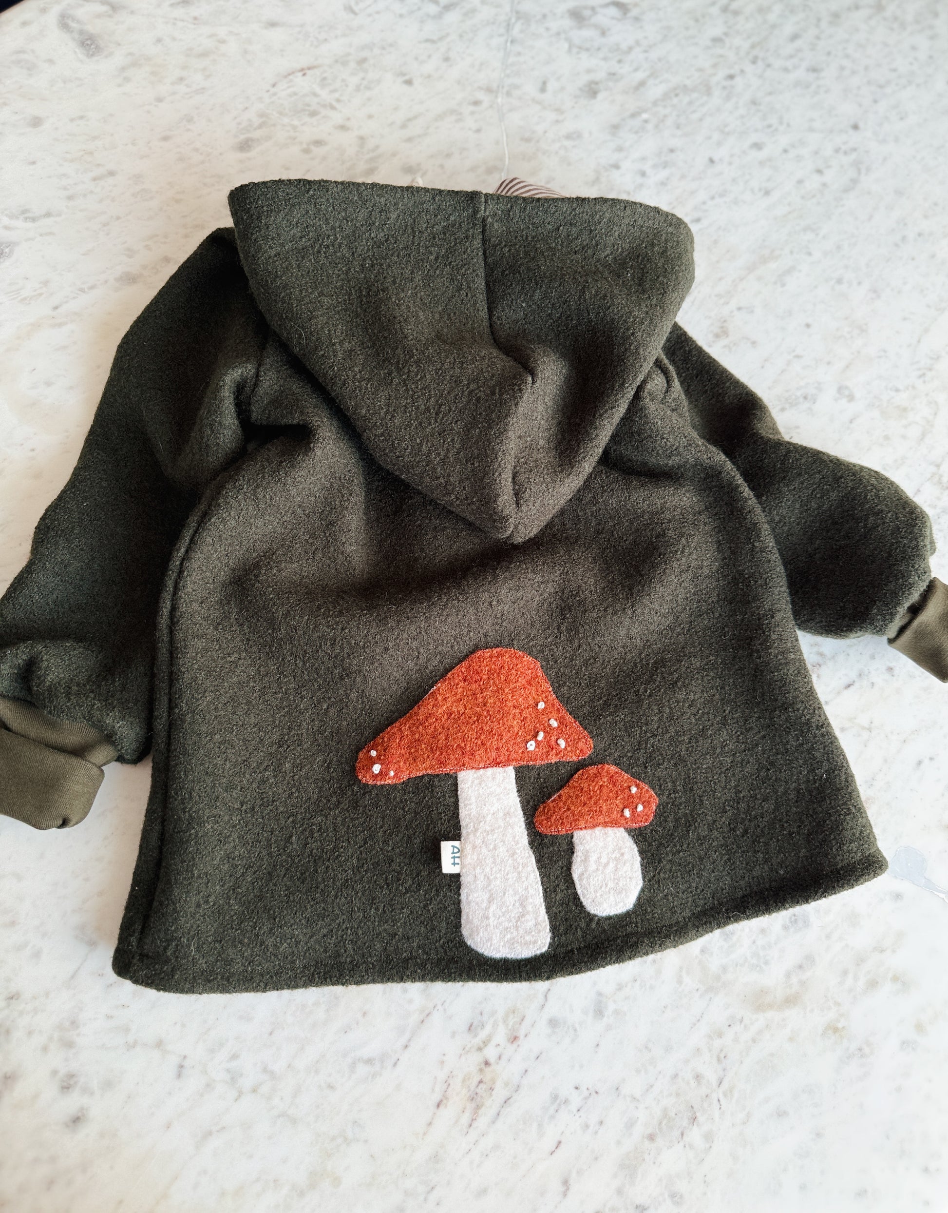Walkjacke für Kinder mit Fliegenpilz