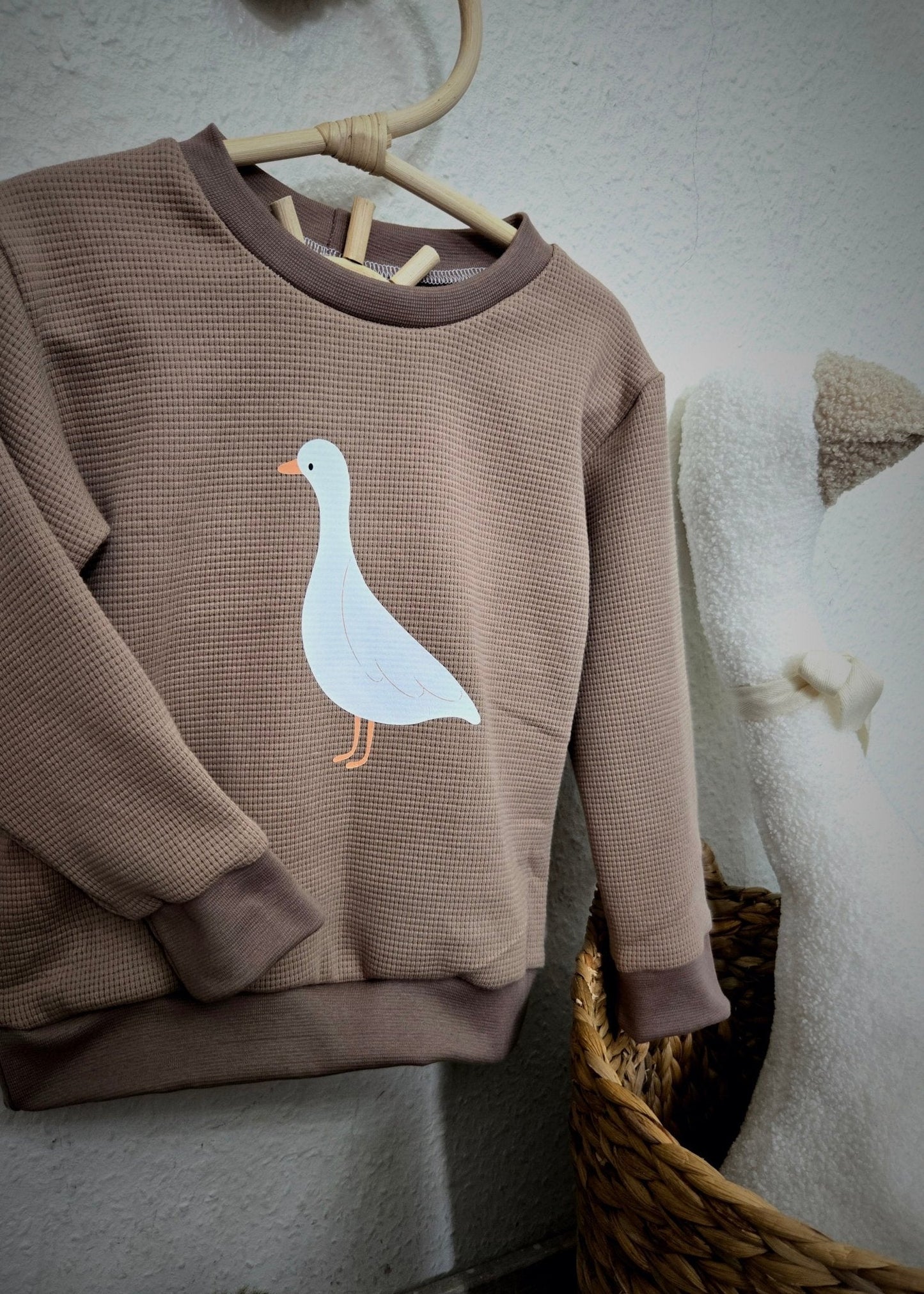 Boho Gans Pullover Taupe - AltuHandmadeAltuHandmadeBoho Gans Pullover Taupe