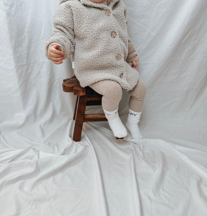 Bouclè Teddy Jacke - Mantel Beige für Baby's und Kleinkinder Handmade - AltuHandmadeAltuHandmadeBouclè Teddy Jacke - Mantel Beige für Baby's und Kleinkinder Handmade